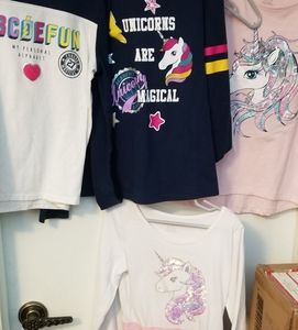 ❤Sold❤ Girls 7/8 lot 2 shirts 1 dress